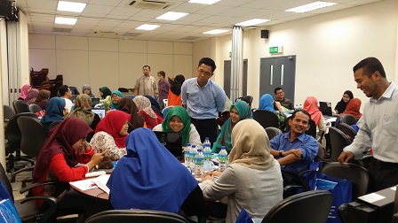 Sebahagian daripada pensyarah dan pelajar yang terlibat dalam program “Kerjasama Pintar MeSTI BKKM-UPM 2016” telah diberikan latihan yang komprehensif oleh pihak BKKM
